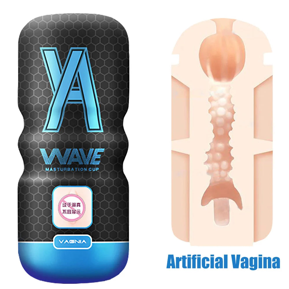 16cm Realistic Anal/Mouth/Vagina Penis Pump Masturbator