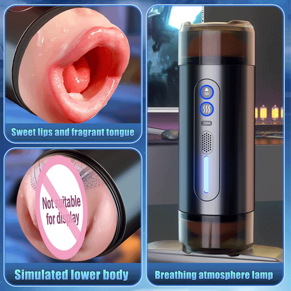 Automatic Male Masturbator with Intelligent Heating