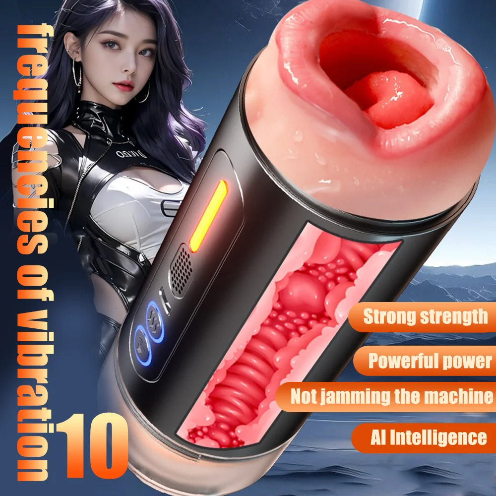 Automatic Male Masturbator with Intelligent Heating