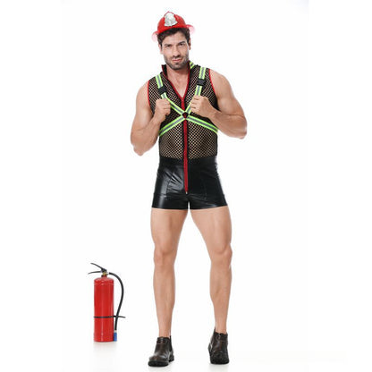 Male Firefighter Sexy Cosplay Suit