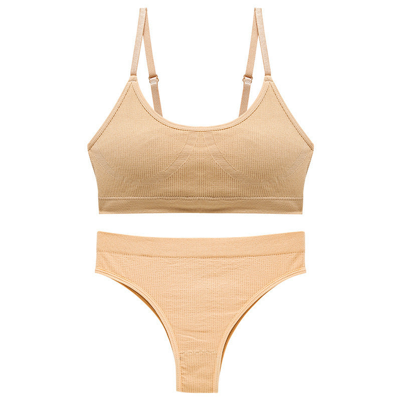 Ensemble de soutien-gorge sans anneau en acier