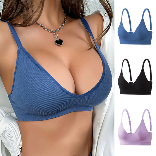 Triangle Cup Sports Bra without Steel Ring