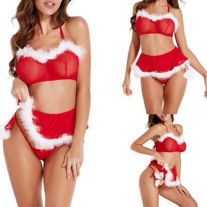 Christmas See-through Sexy Underwear