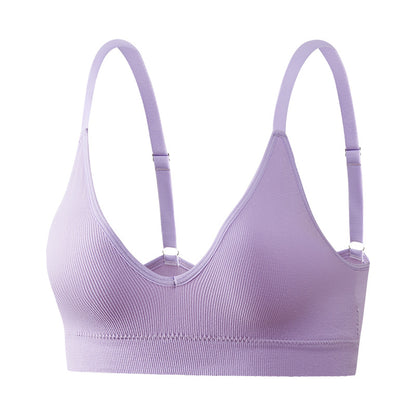 Triangle Cup Sports Bra without Steel Ring