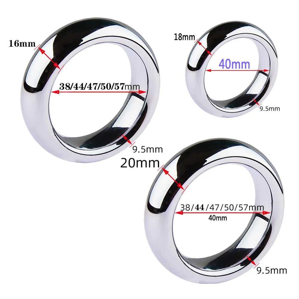 Metal Delay Ejaculation Rings