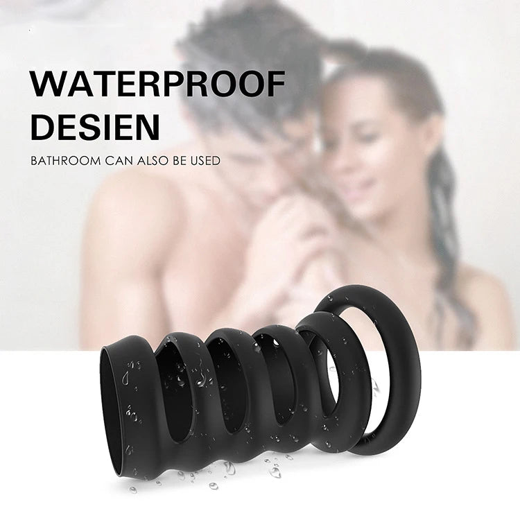 6 Ribbed Cock Ring
