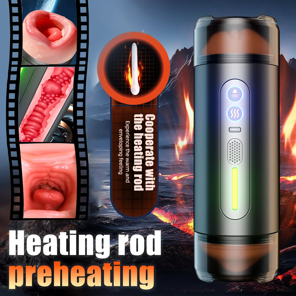 Automatic Male Masturbator with Intelligent Heating