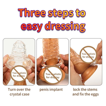 Screw thread Penis Extender