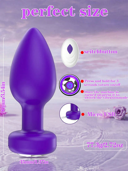 Mini Butt Plug Vibrating Toy