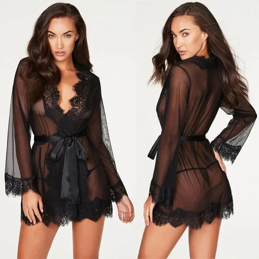 Transparent With Extra Soft Lace Chemises