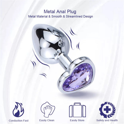 Mini Smooth Metal Anal Plug