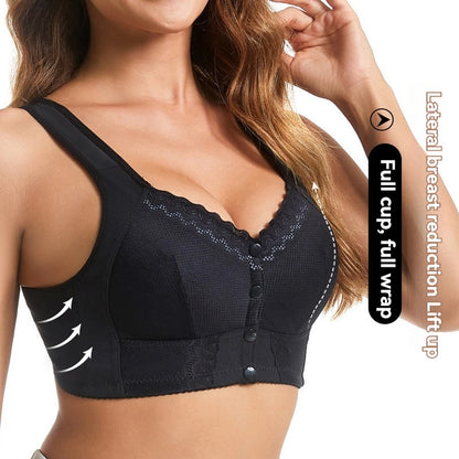 Front Buckle Plus Size Bra