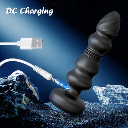 Thrusting Vibrating Anal Plug