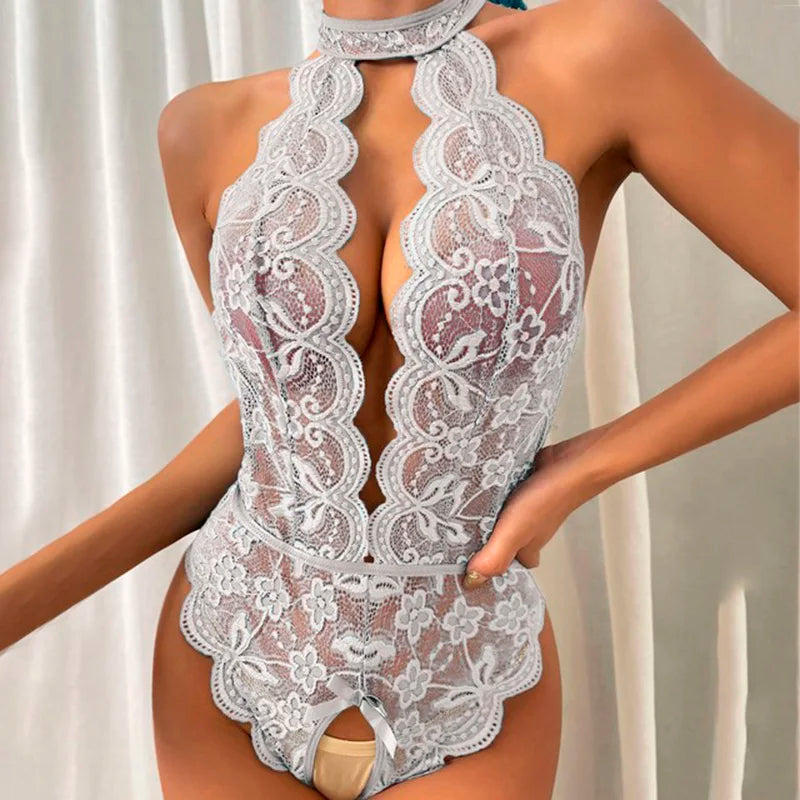 White Lace Seducing Set