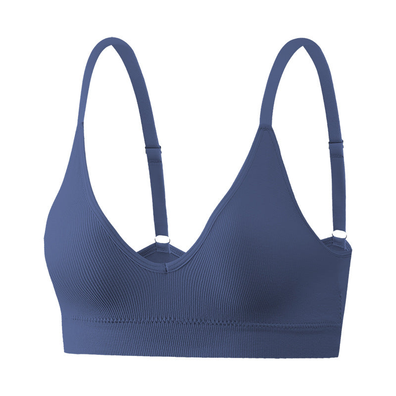 Triangle Cup Sports Bra without Steel Ring