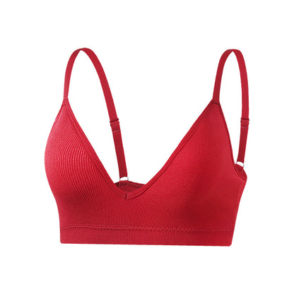 Triangle Cup Sports Bra without Steel Ring